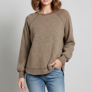 entro Taupe Crewneck Sweater